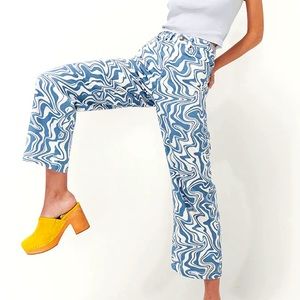 Ghanda Party Pants in Pool Swirl 8